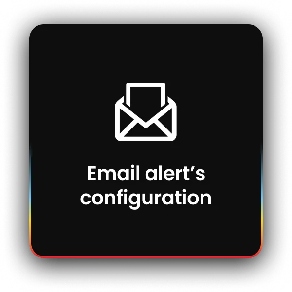 an icon in a dark square